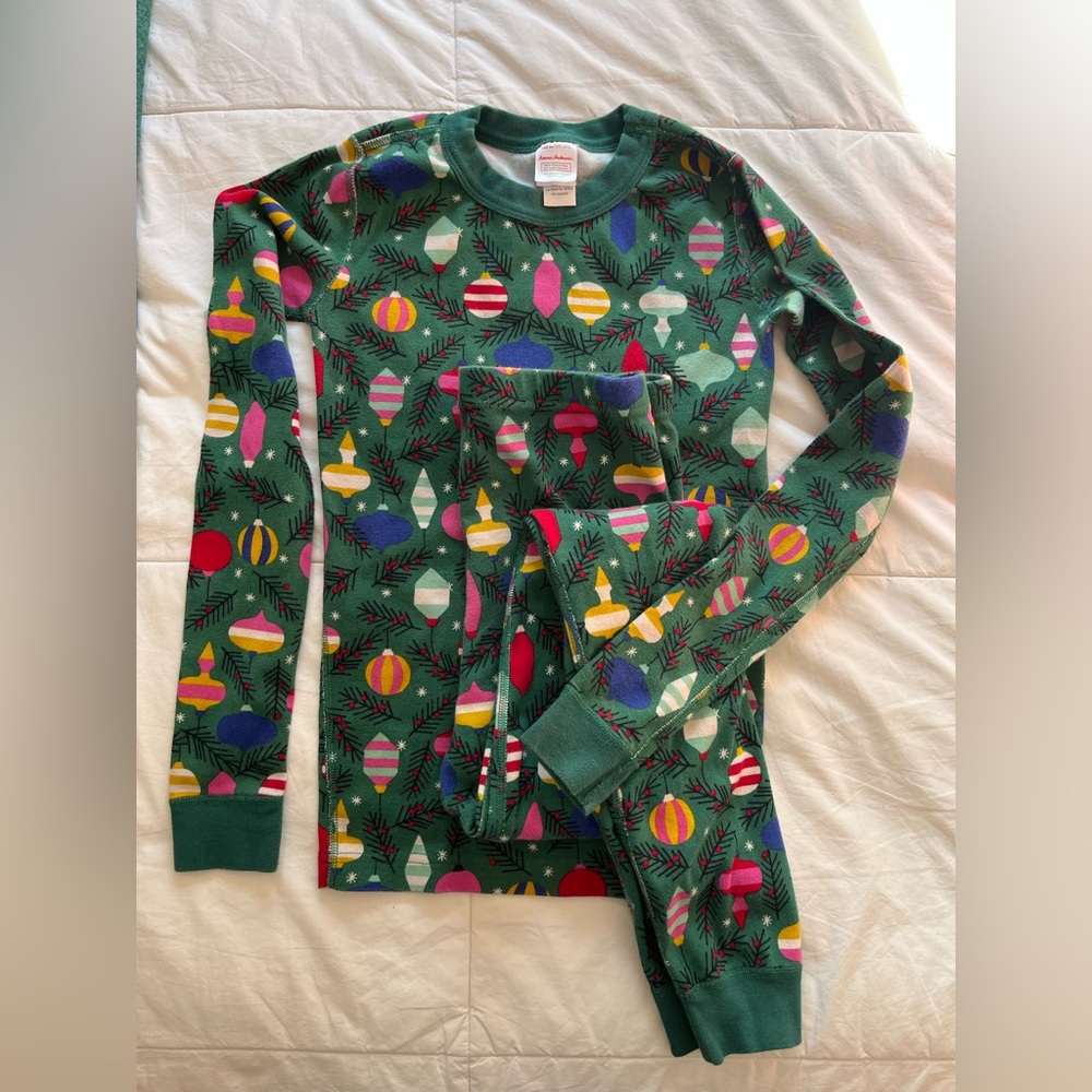 Hanna Andersson ornament pajamas set - 14/16